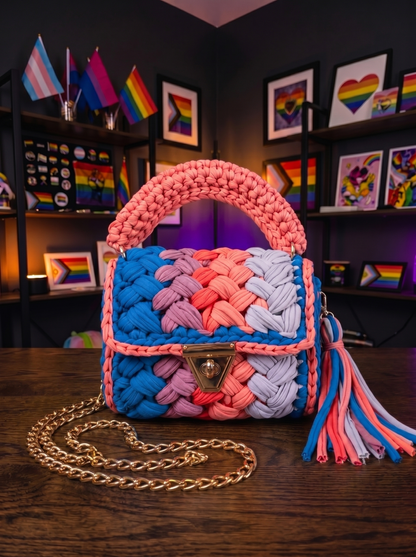 LGBTQ Pride Crochet Bag